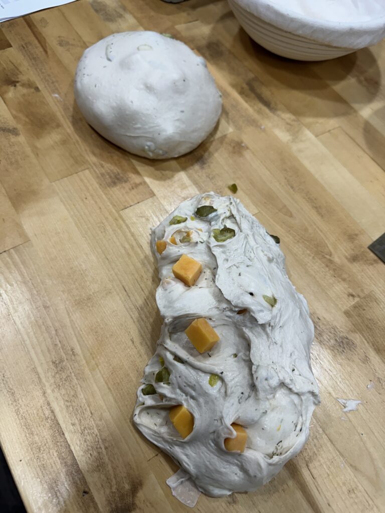 Roll your sourdough tight, let the dough build tension on top.